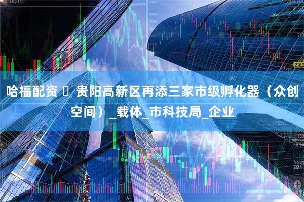 哈福配资 ​贵阳高新区再添三家市级孵化器（众创空间）_载体_市科技局_企业