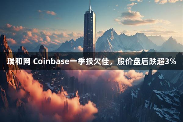 瑞和网 Coinbase一季报欠佳，股价盘后跌超3%