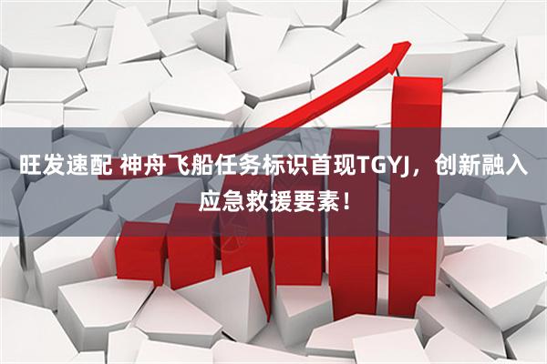 旺发速配 神舟飞船任务标识首现TGYJ，创新融入应急救援要素！