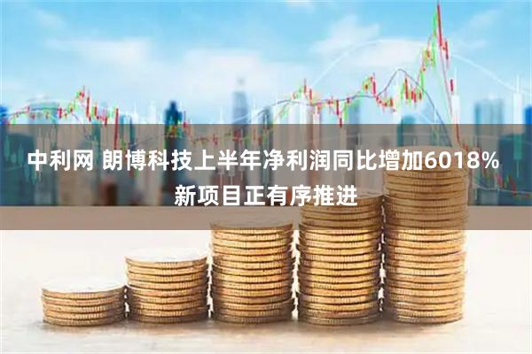 中利网 朗博科技上半年净利润同比增加6018% 新项目正有序推进